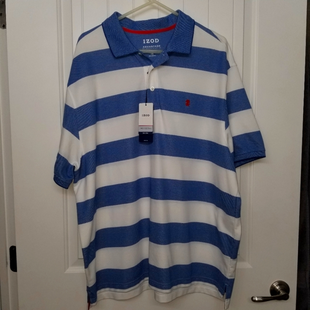 Mens 2XL IZOD Polo, Advantage Performance